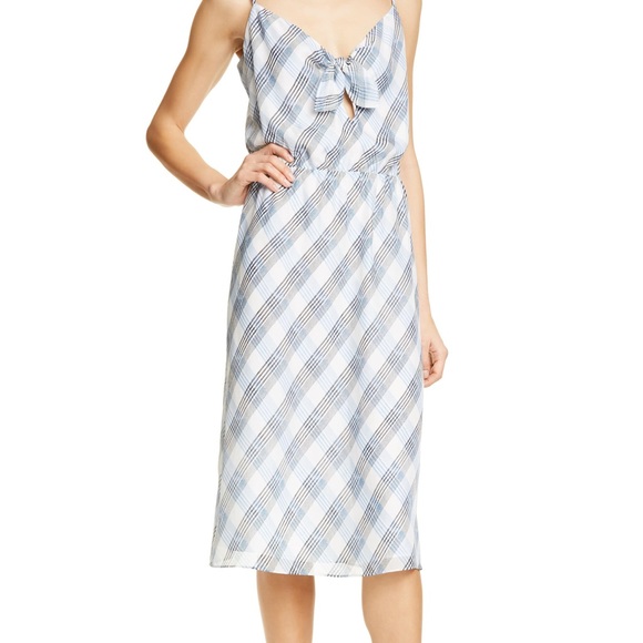 Joie check style silk dress XS NWT - Picture 3 of 3